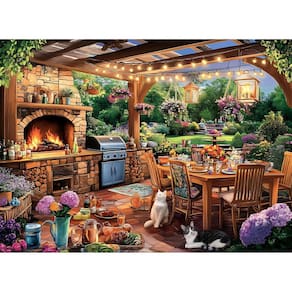 Puzzle Manor Cat 300 peças para adultos e crianças 20,5x15i