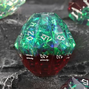 Conjunto de dados FONVGOGO Resin DND Dungeons and Dragons 7 peças