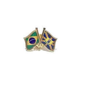 Pin Da Bandeira Do Brasil X Campo Grande