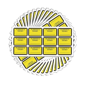 Adesivos para exposições legais Remarkable Fluorescent Yellow 300 Pac