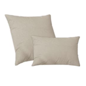 Kit Capas Almofadas 50x50cm e 30x50cm Luxo Capri Nude