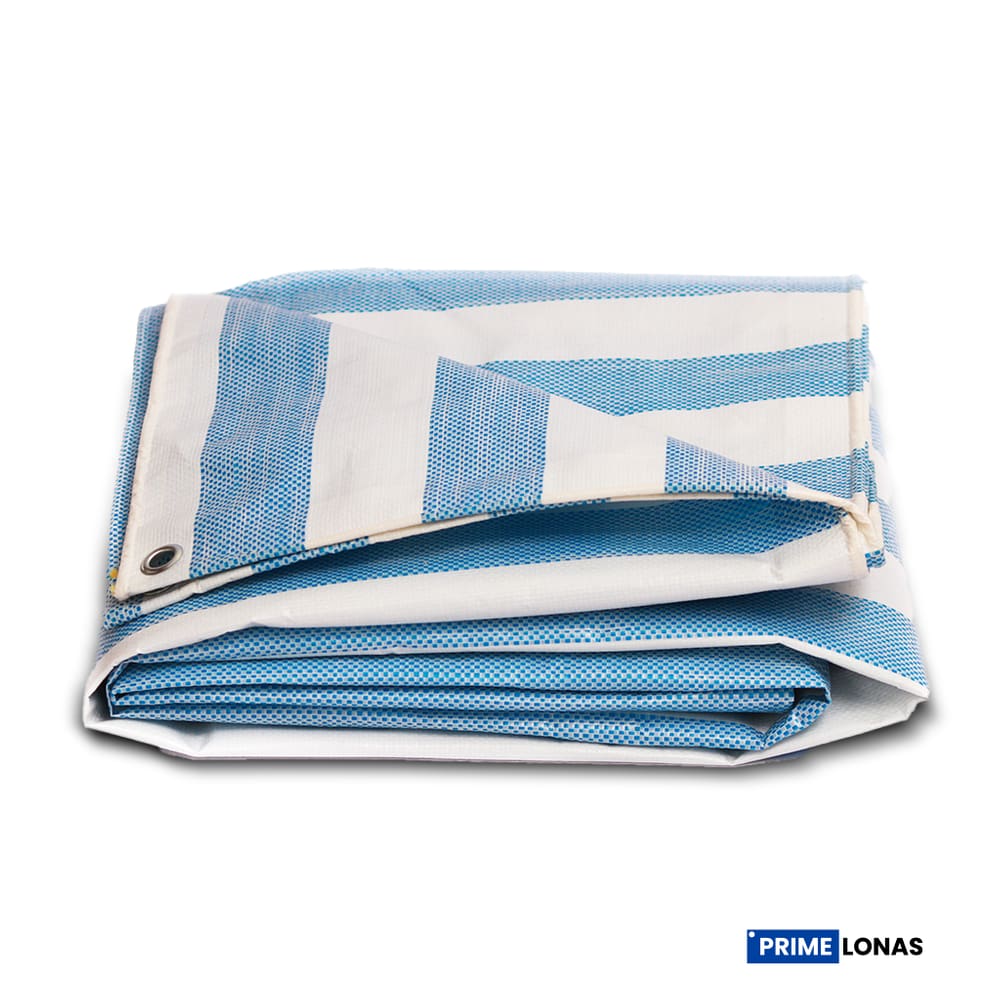 Lona Impermeável 2x5 310 Azul e Branca SK