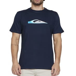 Camiseta Quiksilver Warp Drive SM25 Masculina Marinho