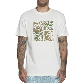 Camiseta RVCA Fronds SM25 Masculina Off White