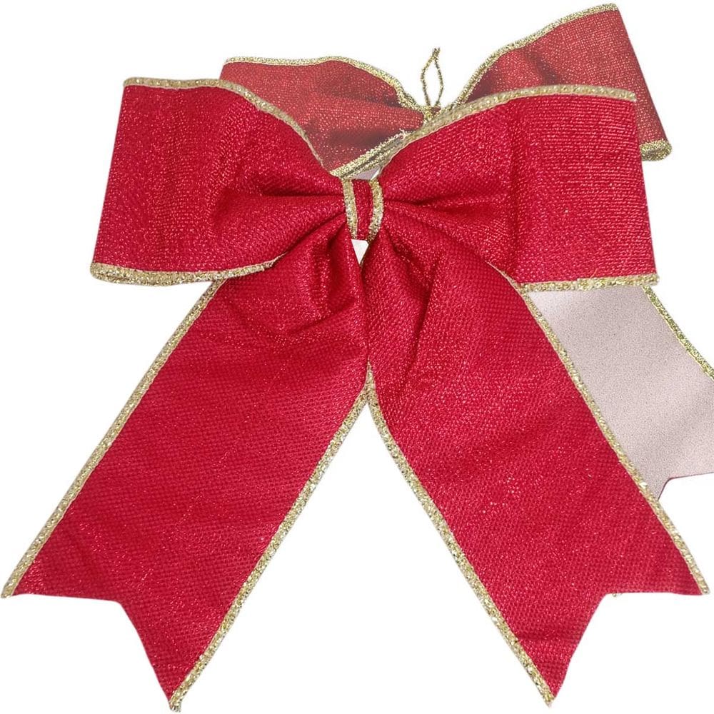 Laço de Natal Enorme Enfeite Arvore Janela Porta Presente Fita Natalina Casa Loja Comercio Festa