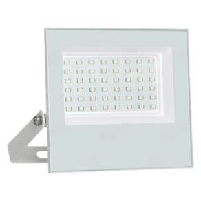 Refletor Branco Led 50W 6000K Bivolt IP66 13cm
