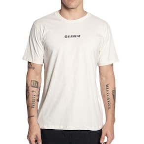 Camiseta Element Blazin Chest Center S25 Masculina Off White