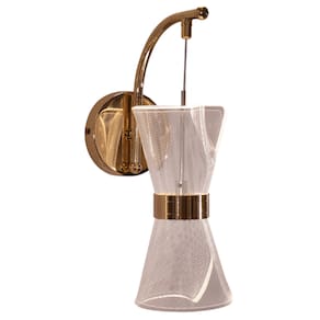 Arandela Doce Dourada 24cm IP20 Led 8W 3 em 1 Bivolt