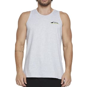 Regata Quiksilver Patriot SM25 Masculina Cinza Claro Mescla