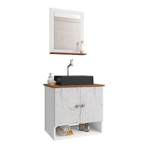 Gabinete Banheiro Deli Cuba Torino Prt Torneira DL08 Val ABS