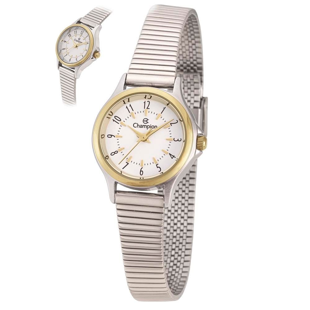 Relógio Champion Feminino Ref: Cf24037b Casual Bicolor