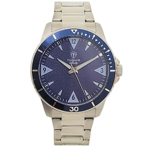 Relógio Tuguir Masculino Ref: 9167g Tgi37072 Casual Aço Prateado