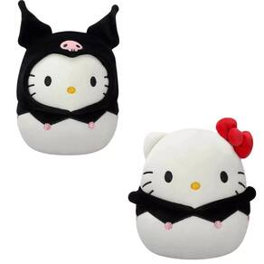 Pelúcia Squishmallows Sanrio Hello Kitty Kuromi 20cm Sunny