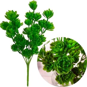 Kit 4 Planta Artificial Broto Suculenta Arranjo Flor 30cm