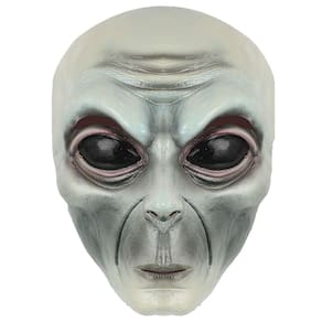 Mascara Realista Et Alienigena Latex Realistica Hallowen Fantasia Alien Area 51 Engraçada