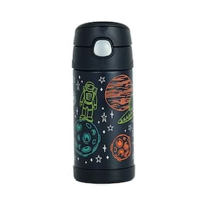 Garrafinha Térmica Funtainer 355ml Espaço Preto Thermos