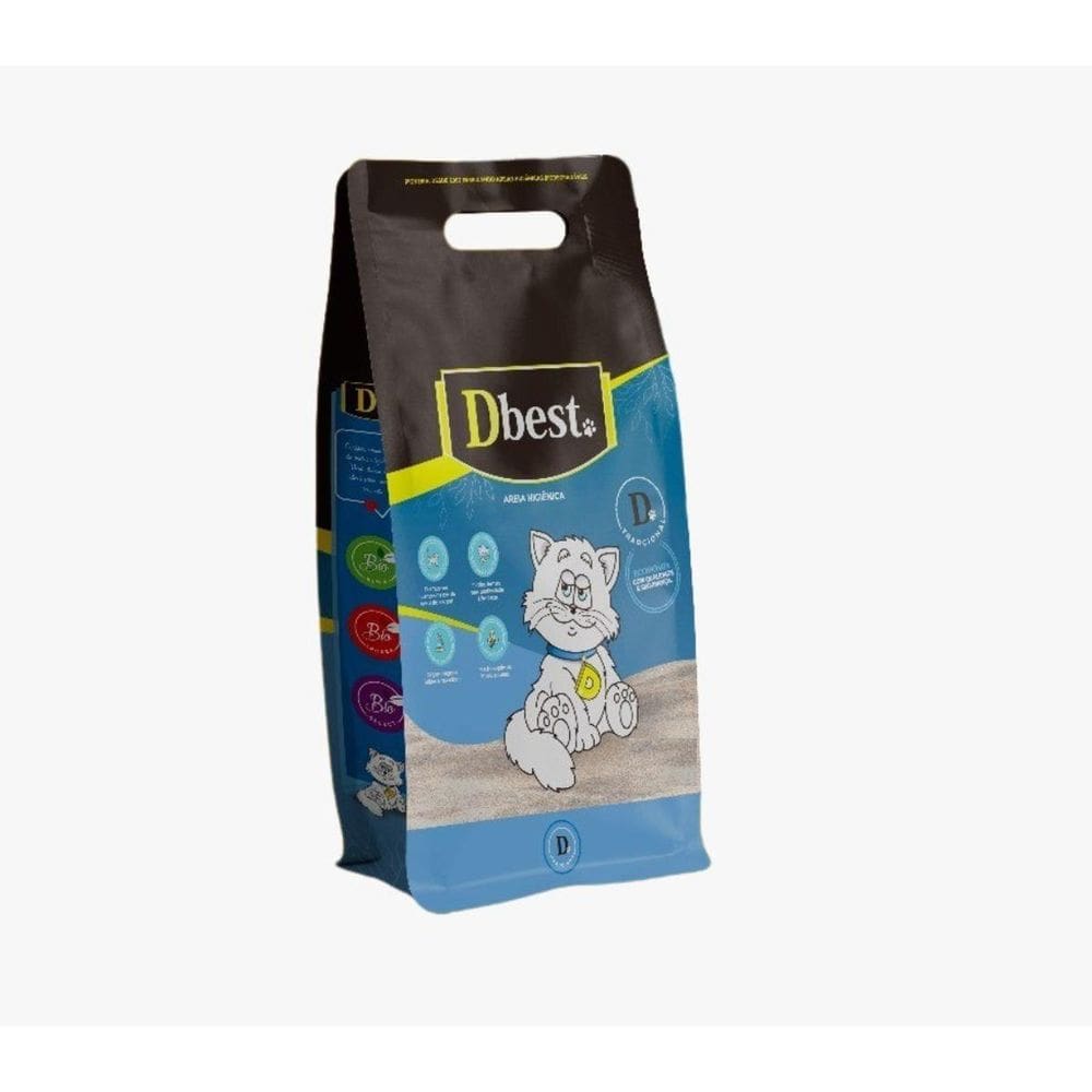 Areia Higiênica Dbest Tradicional Para Gatos 4Kg