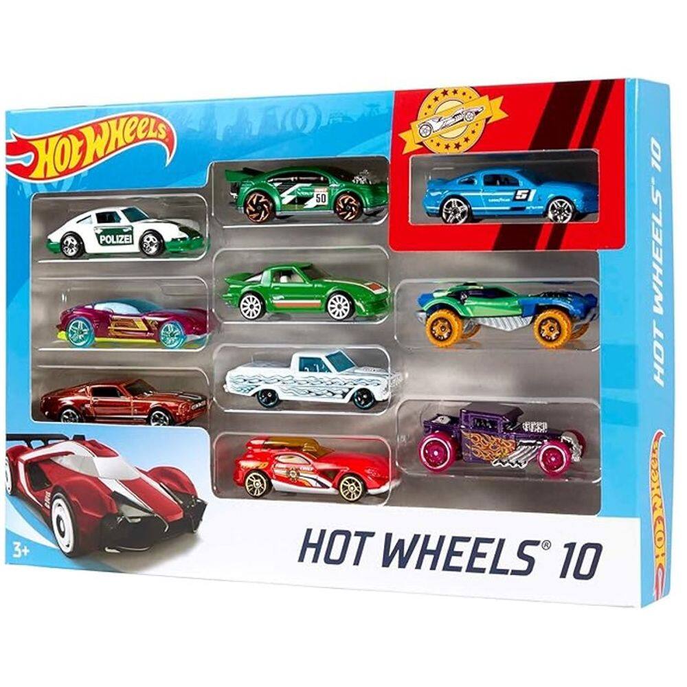 Hot Wheels Pacote 10 Carros - Mattel | Casas Bahia