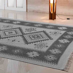 Tapete Kilim Antep 1,40 x 2,00 Des 002 Cinza Niazitex