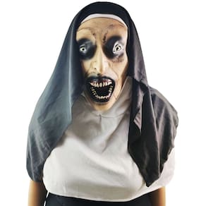 Mascara Freira Realista Latex Hallowen Carnaval Evento Susto Terror Festa Horror Pegadinha