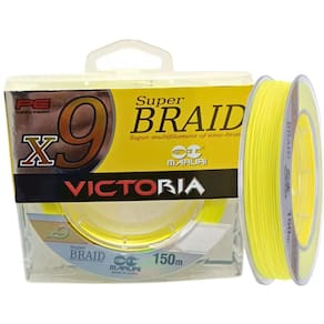 Linha Multifilamento Maruri Victoria X9 0,60mm 100lb 150m Amarela