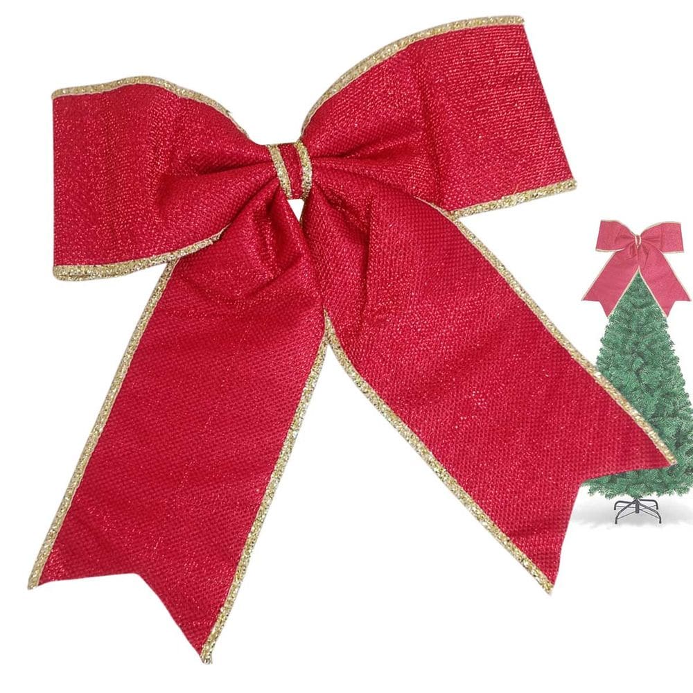 Laço Natal Enorme Enfeite Porta Arvore Janela Guirlanda Natalina Casa Loja Predio Festa Evento Comemoraçao