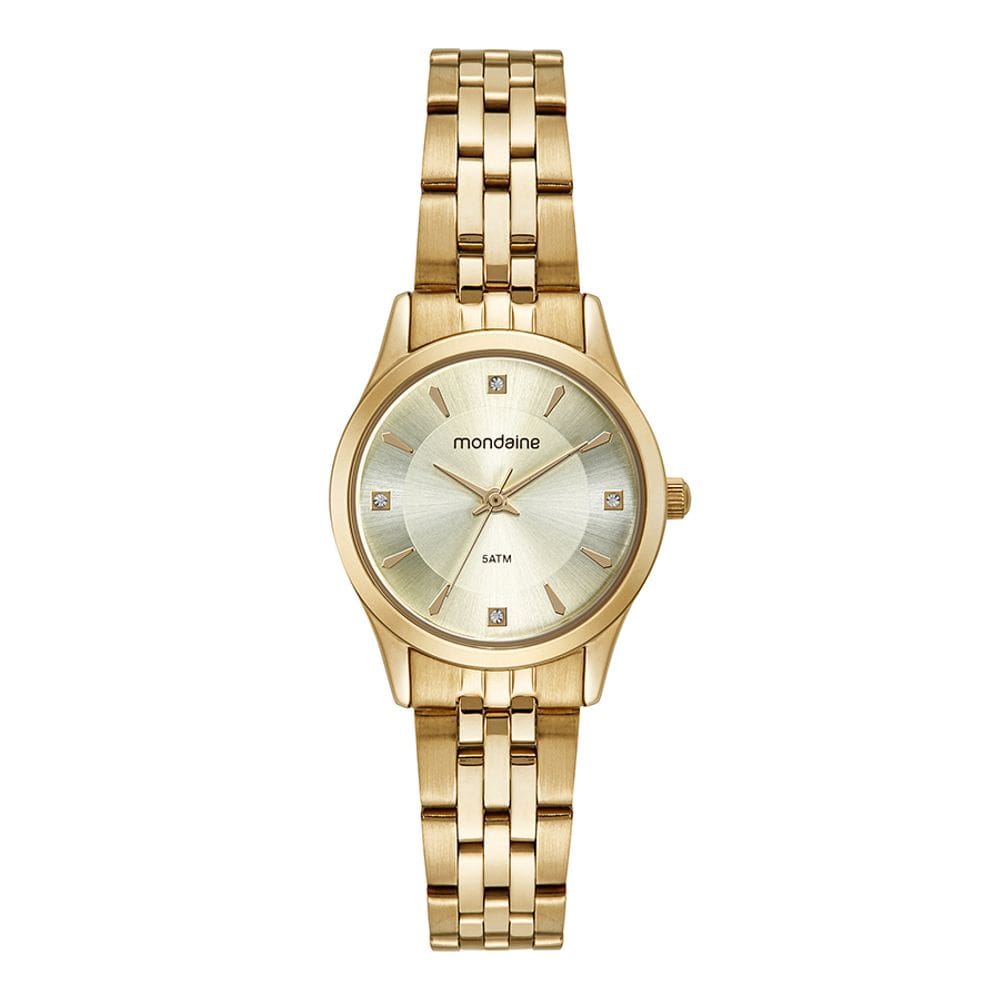 Kit Relógio Mondaine Analógico 32607lpmkde1k1 Dourado