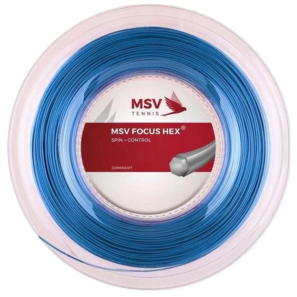 Corda para Raquete de Tênis  MSV Focus Hex 1.27 Azul