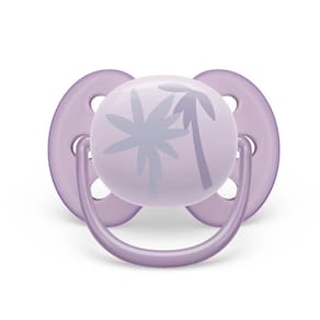Chupeta Ultrasoft 0-6m Coqueiro Lilás 1und Philips Avent