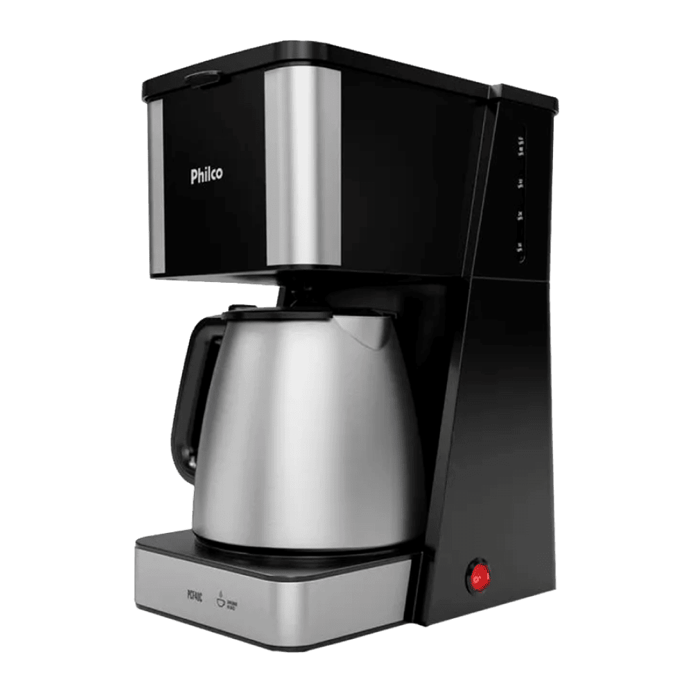 Cafeteira Elétrica Philco PCF40C 1,6L Inox 40 Cafezinhos - 950W