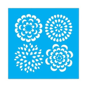 Stencil Tamako Mandala - 30X30Cm - Ref D218