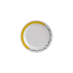Jogo Prato Raso Free Path Opaline Menu Branco Vidro Kit 6 Un