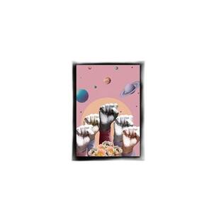 Quadro Força Do Universo 45X34Cm - Com Vidro Moldura Preta