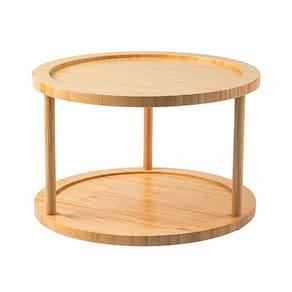 Organizador Giratório Duplo Keep Bambu para Temperos OGB2200BMB - Ou