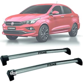Rack Teto Aluminio Prime Fiat Argo 2017 até 24 Prata PR070
