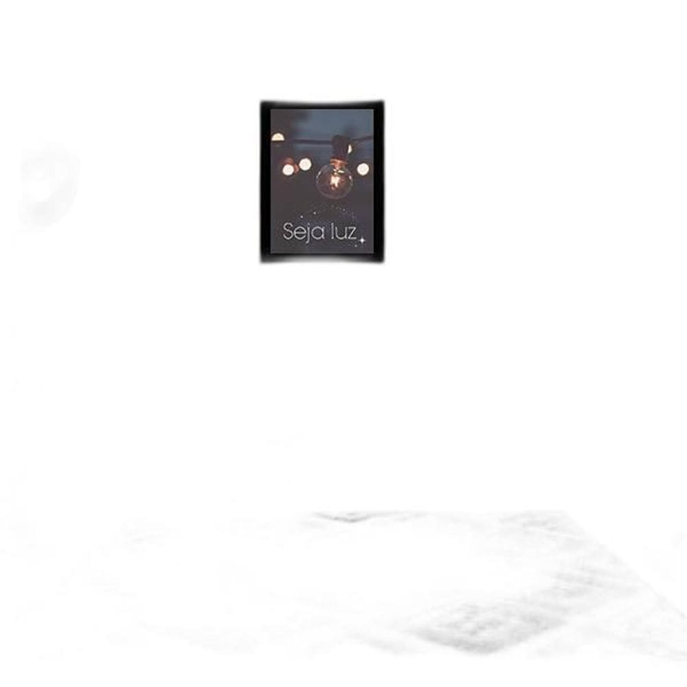 Quadro Fotografia Seja Luz 24X18Cm - Com Vidro