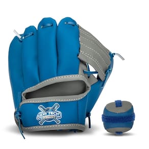 Luva de beisebol e conjunto de bolas Franklin Sports Stiktek 8 polegadas