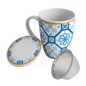 Caneca de Porcelana Braga Super White com Tampa e Filtro 310ml 2279 - Lyor