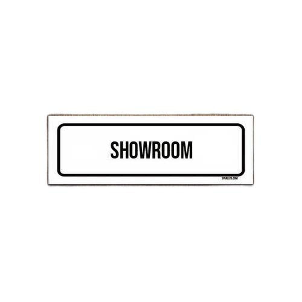 Placa De Sinalização Setor - Showroom 23X9