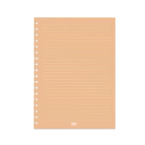 Refil Caderno Smart Universitário c/ 48 Folhas DAC - Laranja