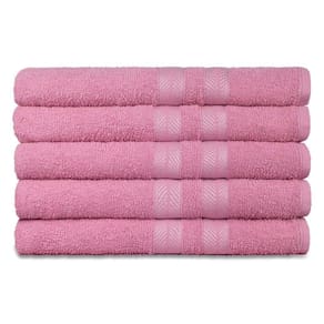 Kit 5 Toalhas De Banho Pet Shop 100% Algodão Enxuta Caricinha - Rosa