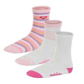 Kit 3 Pares de Meias Infantil Menina Estampada Molekinha