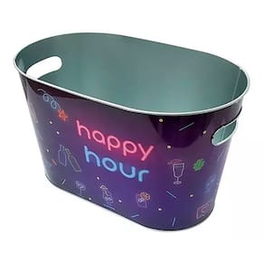 Champanheira Balde Oval Happy Hour BGAR004D - Hauskraft