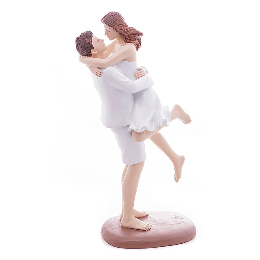 Figura Decorativa Casal de Resina 12x25cm 61498 - Wolff