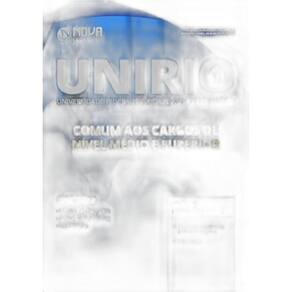 Apostila Unirio 2019 - Cargos De Nível Médio E Superior