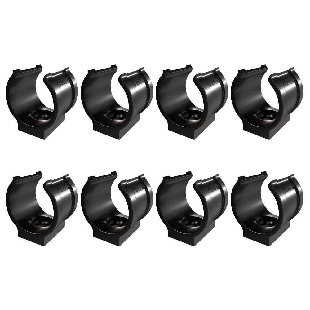 Kit 8 Abraçadeira Impacto Cano Tubo 25Mm 3/4`` Preta Estrela