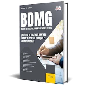 Apostila Bdmg 2024 Analista Desenvolvimento Ênfase 1: