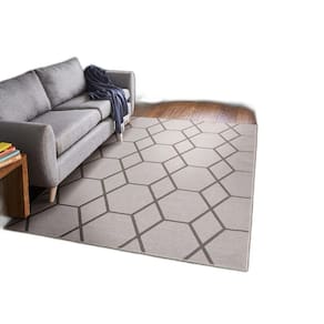 Tapete Funcional Tecido Hexagonal 200X250 Textil Jserrano 60