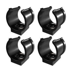 Kit 4 Abraçadeira Impacto Cano Tubo 32Mm 1`` Preta Estrela