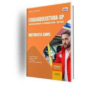 Apostila Prefeitura Itaquaquecetuba Sp 2024 - Motorista Samu